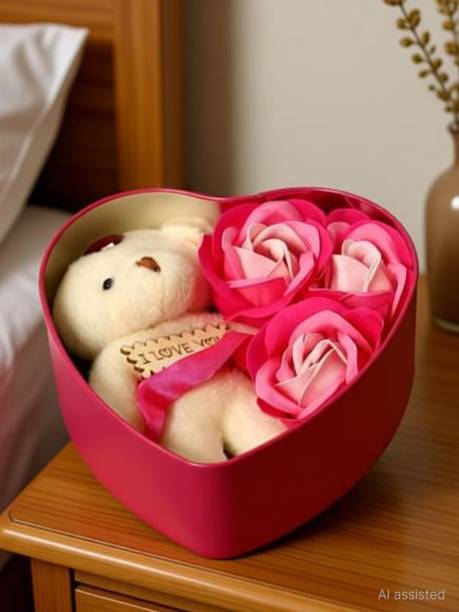 Khatu shyam Artificial Flower, Soft Toy Gift Set