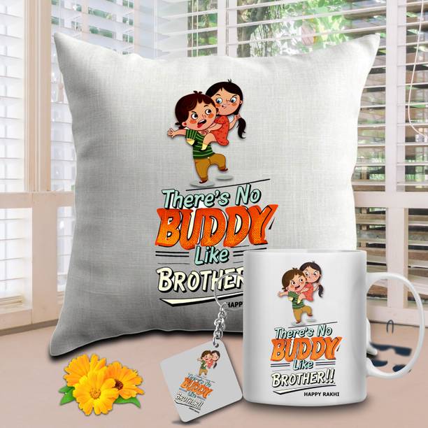 GiftWeb Cushion, Mug, Keychain Gift Set