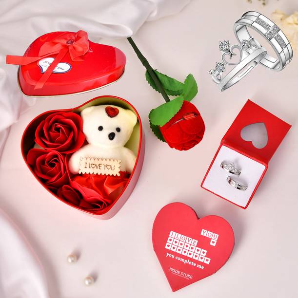 PRIDE STORE Artificial Flower, Soft Toy, Jewellery, Showpiece Gift Set