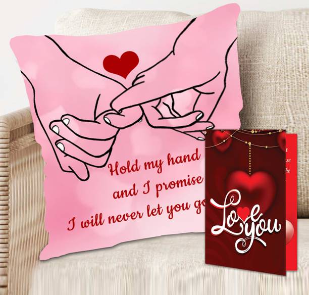 ME&YOU Cushion, Greeting Card Gift Set
