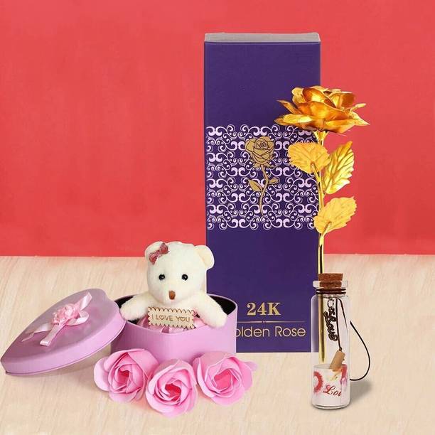 TIED RIBBONS Artificial Flower Gift Set