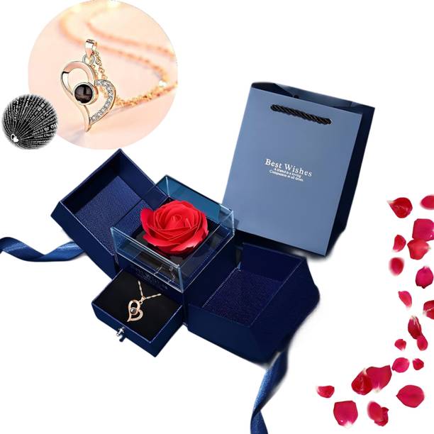 DANAVBOX Artificial Flower, Jewellery, Showpiece Gift Set
