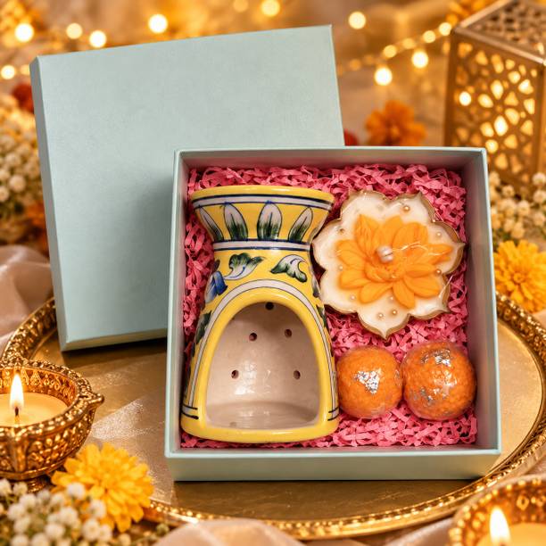 Samridhika Diffuser, Candle Gift Set