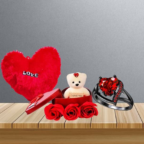 University Trendz Jewellery, Artificial Flower, Soft Toy Gift Set