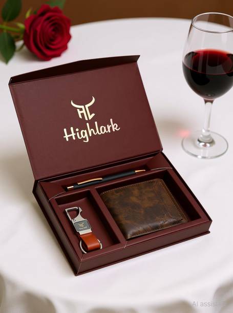 Highlark Wallet, Pen, Keychain Gift Set