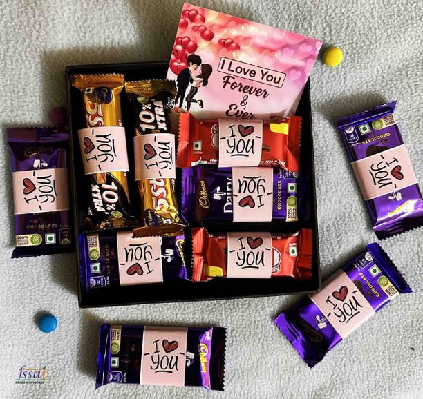 OddClick chocolate gift box combo valentine gift for boyfriend girlfriend husband wife Paper Gift Box