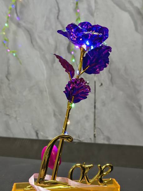 Wagwanfly Artificial Flower, Lamp Gift Set