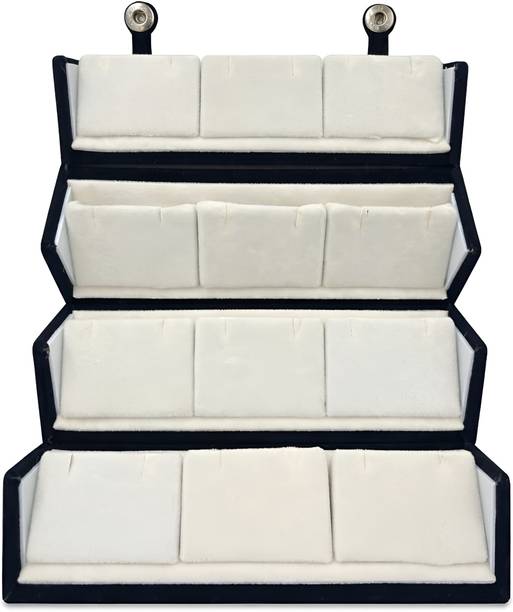 radstrex 12 Pair Earring / Jhumka Storage Box Jewellery Storage & Display Vanity Box Jewellery Storage & Display Vanity Box
