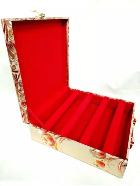 CGC Premium Quality Bangle Box With 4 Rods And Number Lock system To Carry Bangles. Storage Box, bangle box Vanity Box