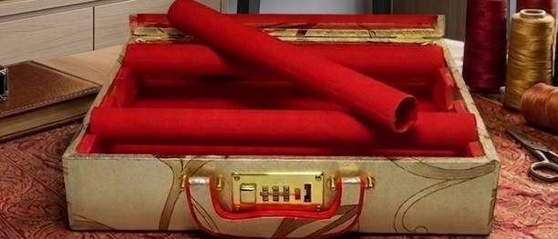 AAJ stor (N3V-336)3 rod Bangle Number LockBox Multy use Party Function Bangle Box,Lock Box,Churi Box Vanity Box