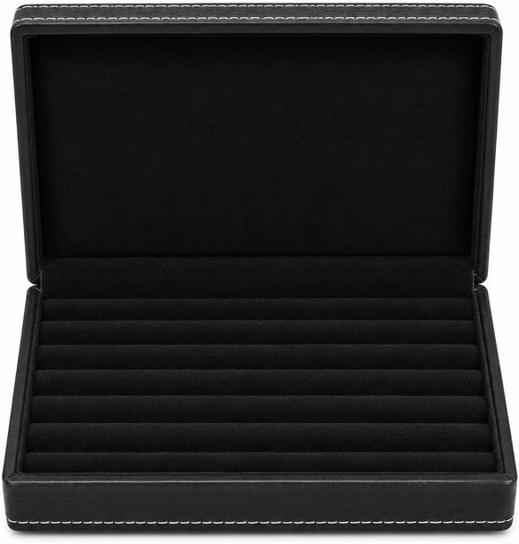 क्लासक्राफ्ट्स VelvetGuard Ring Organizer Box रिंग स्टोरेज, ऑर्गेनाइज़ेशन, प्रोटेक्शन एंड डिस्प्ले फॉर मल्टीपल रिंग्स या: वैनिटी बॉक्स