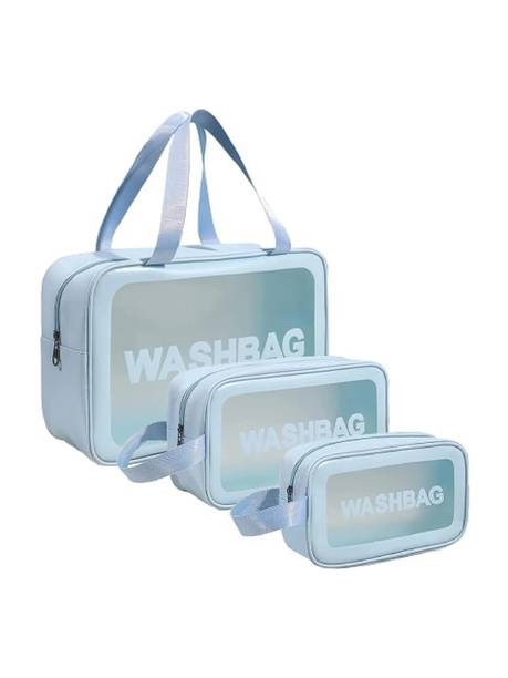 courvey bags Toiletry Bag, Wash Make Up Bag Waterproof Zippered Cosmetic Bag, Carry Pouch Function refers to the purpose of Vanity Box. Makeup, Makeup and Jewellery, etc. Vanity Box