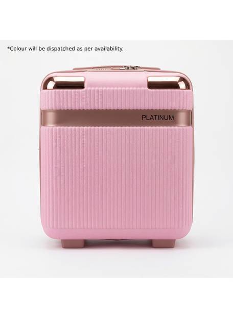 Perpaa Platinum Vanity Organizer Box for Women Waterproof Makeup Jewellery Storage Case with Built-in Code Lock | Portable Travel Cosmetic Organizer Vanity Box