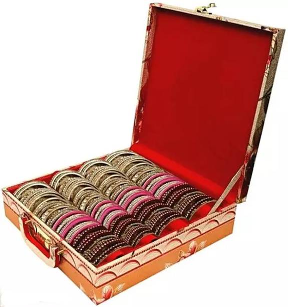 CGC Premium Quality Bangle Box With 4 Rods And Number Lock system To Carry Bangles. Storage Box, bangle box Vanity Box
