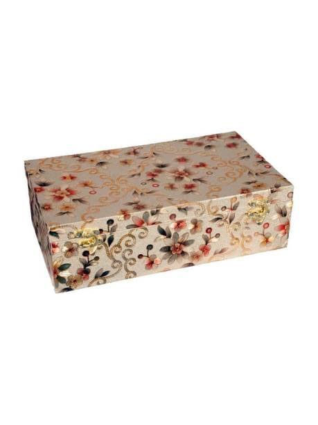 yoloji Wooden 1 Piece / 2 Two Rod Bangle Storage Box women with Lock System_(GOLDEN) Jewellery, BANGLE BOX, VANITY BOX, CHURI Vanity Box