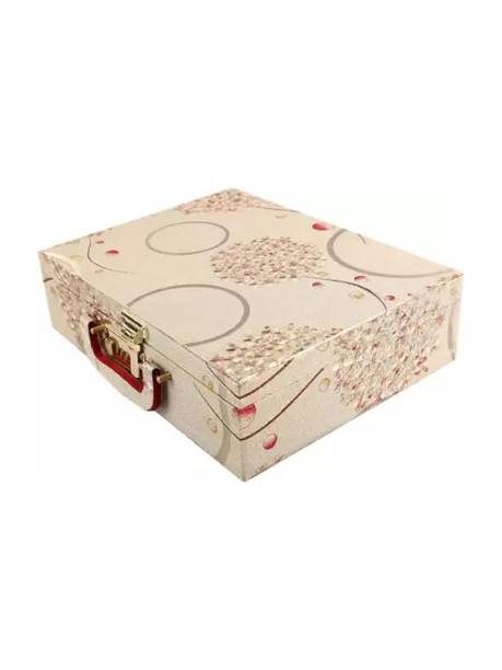 tosim unique Bangle Box With 3Rod And Number Lock system To Carry Bangles Lockable Vanity Box