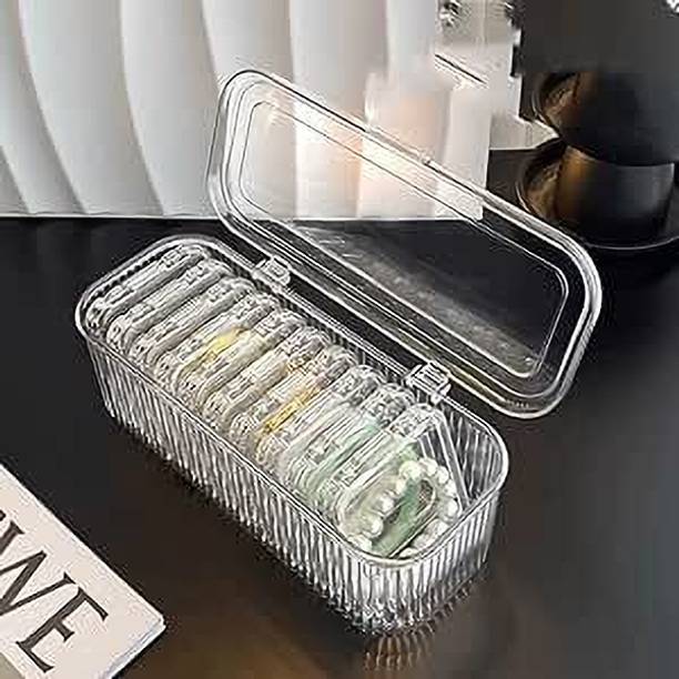 ANK Jewellery Organizer Box with 10 Storage compartment Storage, Organizer Vanity Box