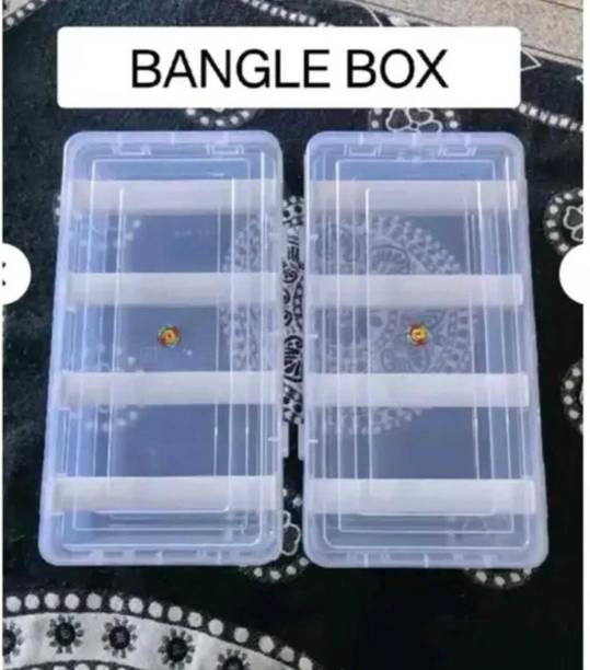 MMTRAADERSD 4 Rod Bangle Box Organizer Jewellery Storage Display Box(Pack Of 2) Bangles ,Chudi ,Bracelet And Kada Box Vanity Box
