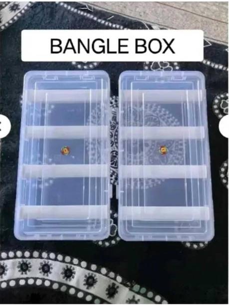 MMTRAADERSD 4 Rod Bangle Box Organizer Jewellery Storage Display Box(Pack Of 2) Bangles ,Chudi ,Bracelet And Kada Box Vanity Box