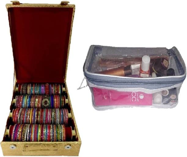 ultimatefashionista ge case Makeup Vanity Box ,cosmentic (Gold) vanity box, jewellery box Vanity Box