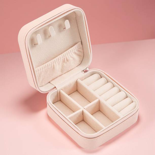 PelBart Small Jewelry Organizer Box for Travel, Secure Storage with Zipper To organize, protect, and safely carry jewelry during travel and daily use. Vanity Box