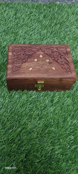 Kathanshop wooden vanity design box money purpose Vanity Box