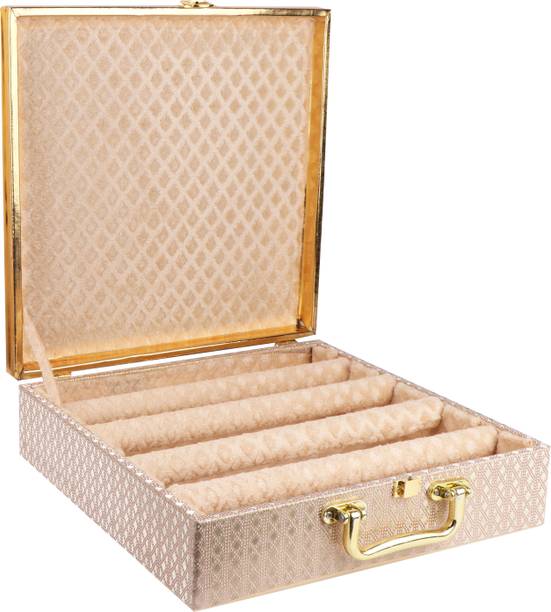 MOTHA Bangle Box With 4 Detachable Rods For Women and Girls | Jewellery Organizer Large-capacity storage for makeup, skincare, toiletries, and jewelry Vanity Box