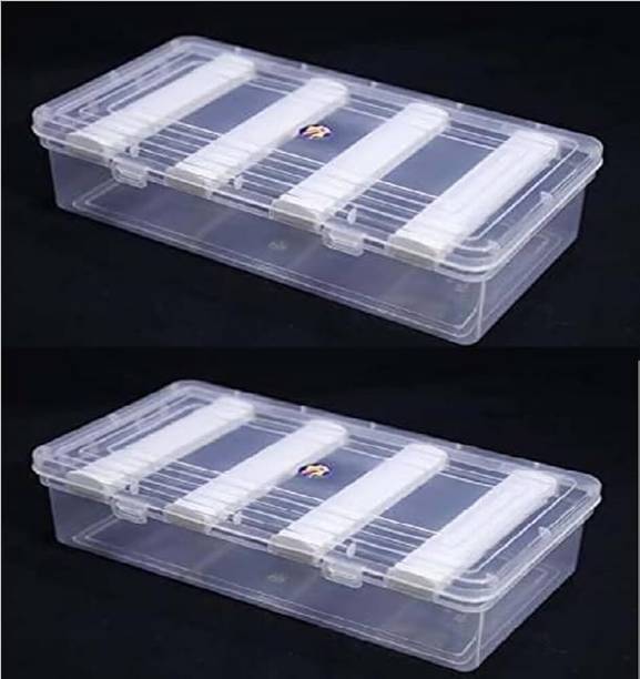 किव्या Adjustable 4 Rod Bangle Box Organizer Jewellery Storage Box for Bangles ज्वेलरी बॉक्स फॉर ट्रैवलिंग,ब्राइड,चूड़ी ऑर्गनाइज़र फॉर स्टोरेज -सेट ऑफ 2 वैनिटी बॉक्स