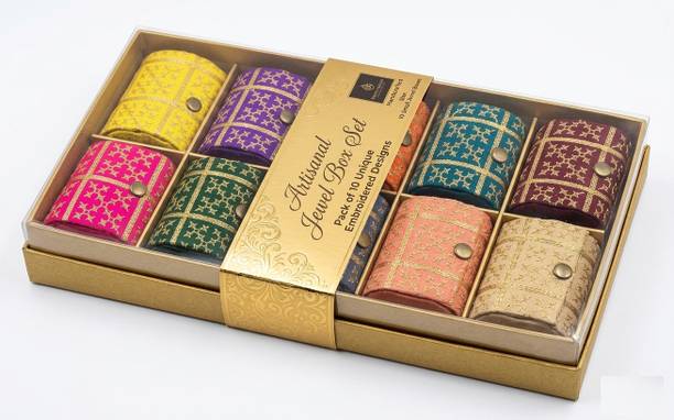 Epics Checks designed, Round Bangle box set of 10 Store Bangles Vanity Box