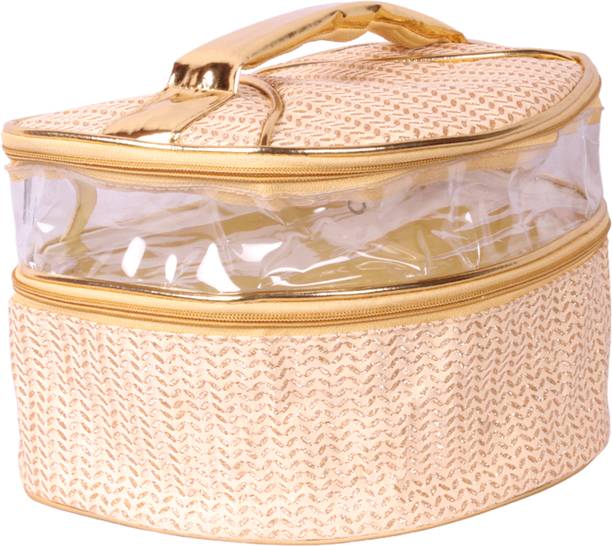 N A PURSE Premium Quality Double Compartment Bridal Makeup Vanity Box Makeup Makeup Storage box Vanity Box