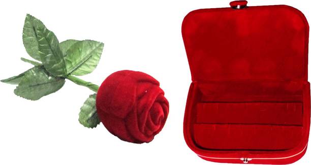 ultimatefashionista New-rose ring box earring box vanity box Vanity Box