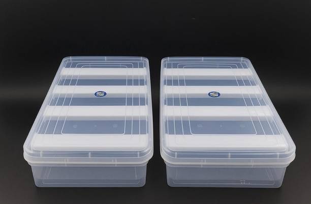 Versora Adjustable 4 Rods Bangle Box Pack of two Jewellery , Bangles , Wrist Watch , Hair band scrunchies ( multipurpose box) Vanity Box