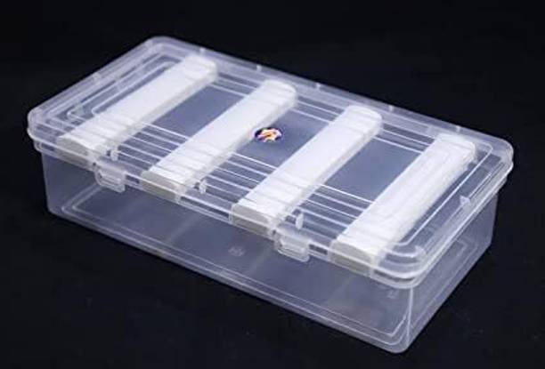 Ewings Multipurpose Plastic Storage Box with 4 Rods l Storing Box For Bangles for organizing your costly and favorite Bangles Vanity Box
