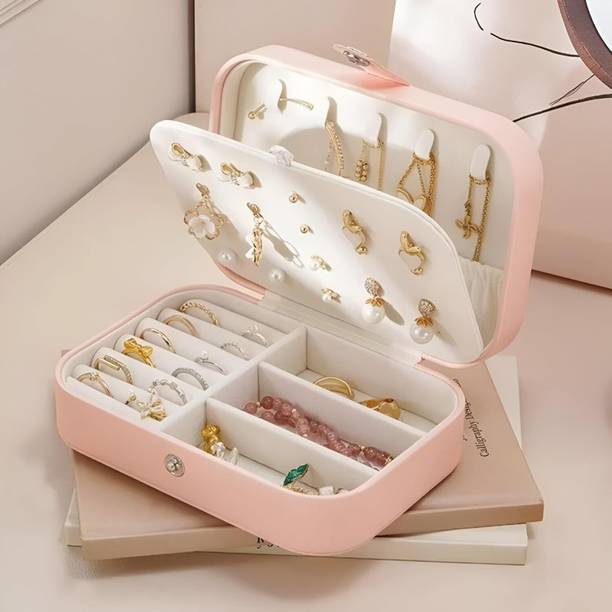 DURIGO SHOPPERS Jewellery Organiser Box, Jewellery Box For Women Storage For Jewellary Storage For jewellery Vanity Box