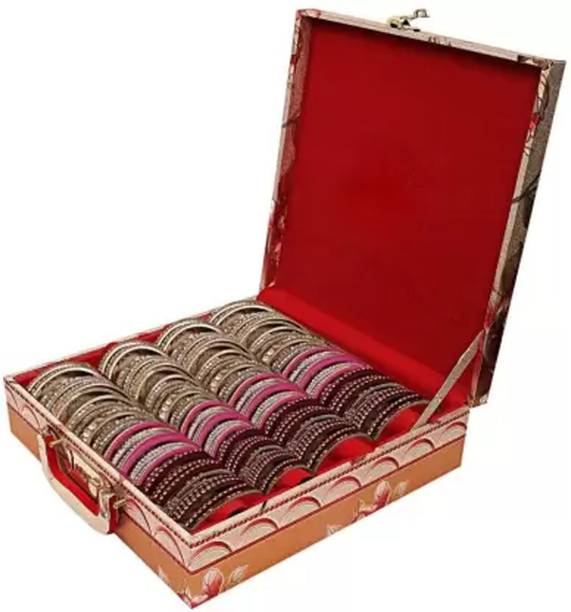 CGC Premium Quality Bangle Box With 4 Rods And Number Lock system To Carry Bangles. Storage Box, bangle box Vanity Box