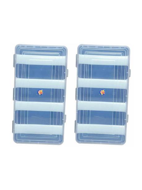 UFEnterprises Multipurpose transparent plastic storage box with 4 rods for women and girls STORAGE BOX, BANGLE BOX, VANITY BOX, Sample box, jewellry box Vanity Box