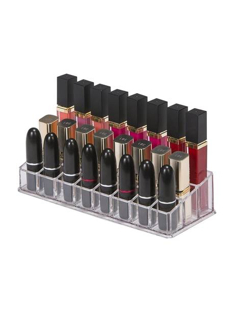 PROTOWARE 24 Compartment Makeup Lipstick Storage Holder Organizer Case Vanity Box