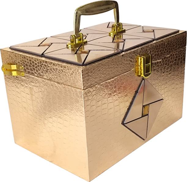 पीएसवी वैनिटी ROSE GOLD COSMETICS STORE VANITY BOX BRIDAL MACKUP BOX ब्राइडल मैकअप बॉक्स, ब्राइडल ज्वेलरी बॉक्स, बैंगल बॉक्स वैनिटी बॉक्स