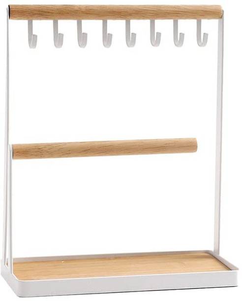 ARHAT ORGANIZERS Jewellery or Accessories Stand for Women (White) Jewellery Shelf Vanity Box