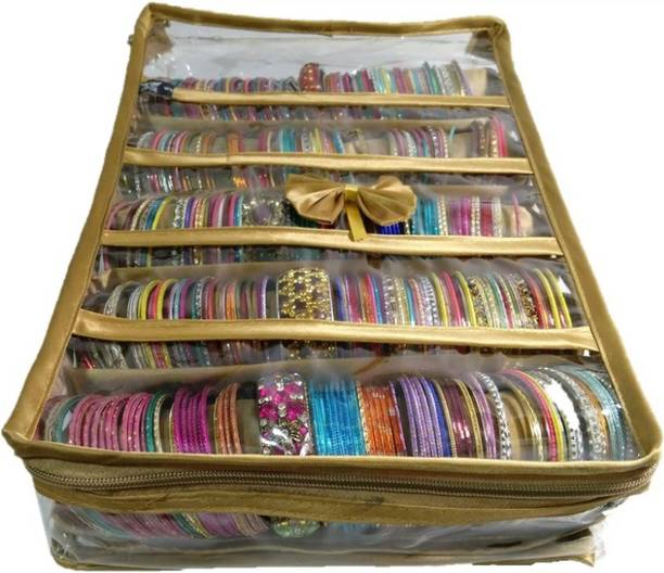 ultimatefashionista 5 Rods Bangle box Jewellery Organiser Pouches Storage Case Vanity Box