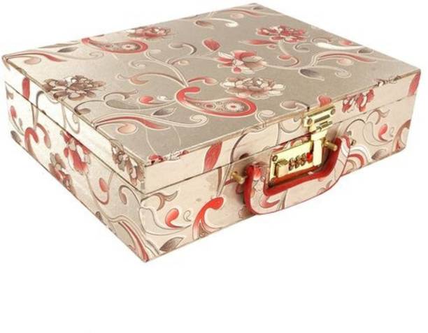 Mukesh wooden bangle box Bangle Box Plain 3 Rods Vanity Box,churi box, Jewellery Vanity Box (Multicolor) Vanity Box