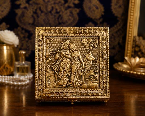 ABC Radhe wooden box Storage Jewellery, Dressing Table Decor, Keepsake & Heirloom Box Vanity Box