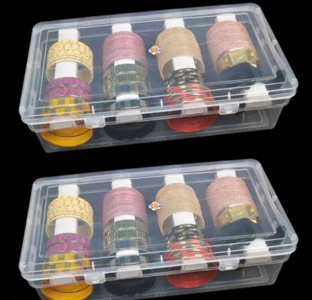 INAB 4 Rod Bangle Box Chudi Organizer Jewellery Storage Chudi Organizer For Storage Vanity Box