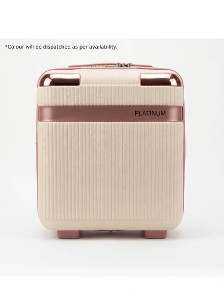 Perpaa Platinum Vanity Organizer Box for Women Waterproof Makeup Jewellery Storage Case with Built-in Code Lock | Portable Travel Cosmetic Vanity Box