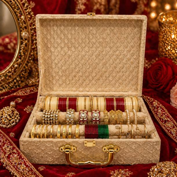 ए वन वैनिटीज़ A ONE Royal Bridal Chura Box ऑर्गनाइज़िंग बैंगल्स वैनिटी बॉक्स