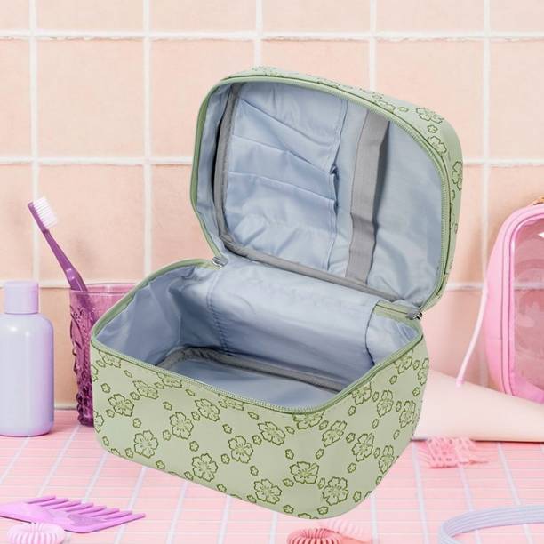 MINARA BEAUTY Vanity Bag for Travel, Women Makeup Organiser and Jewellery Travel, Makeup and Jewellery Vanity Box