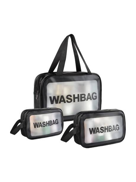 courvey bags Toiletry Bag, Wash Make Up Bag Waterproof Zippered Cosmetic Bag, Carry Pouch Function refers to the purpose of Vanity Box. Makeup, Makeup and Jewellery, etc. Vanity Box