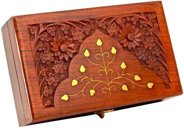 Habit Hom WOODEN BOX Jewellery Stroge, Makeup Stroge Vanity Box