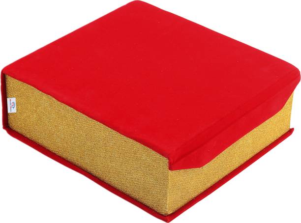 Heart Home Wooden Golden Glitter Laminated 4 Rod Bangle Box | Vanity Box Vanity Box