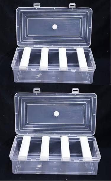 ANABIYA ENTERPRISES 4 Rod Bangle Box Organizer Jewellery Storage for Bangles and Chudi pack of 2 Organizer Case For Jewellery, Bangles Box, Lockable Vanity Box
